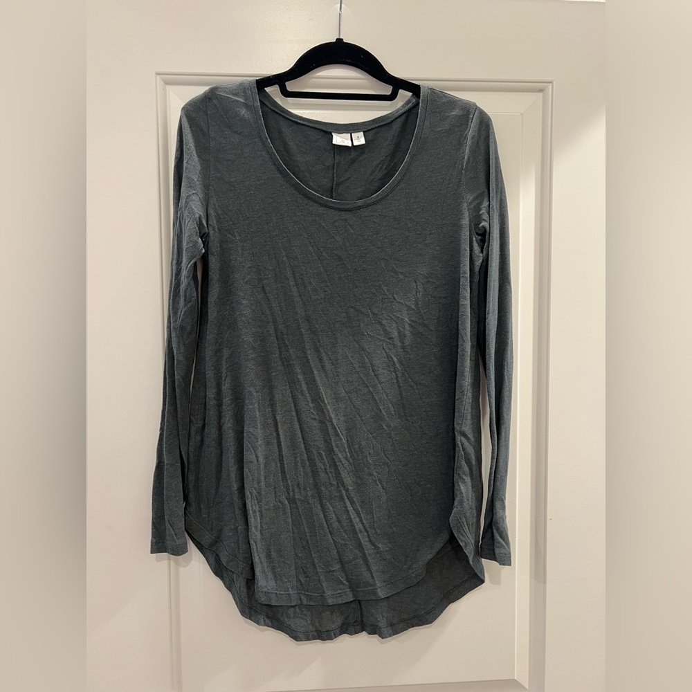 BP Gray/Green Long Sleeve Tee